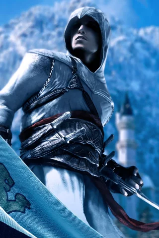 Assasin, горы, замок