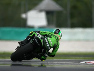 motogp, мото, мотоцикл, гонка, kawasaki, спорт, гонщик, поворот