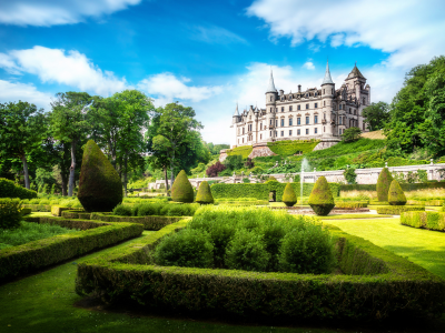 sutherland, dunrobin castle, great britain, scotland, шотландия, alba