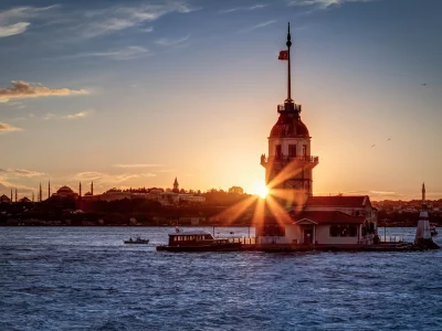 sultanahmet, стамбул, пролив босфор, девичья башня, турция