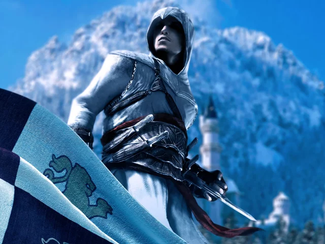 Assasin, горы, замок
