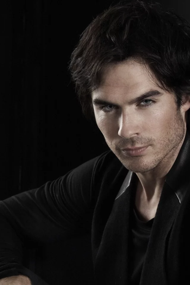 лицо, фон, иен сомерхолдер, ian somerhalder, взгляд, темный