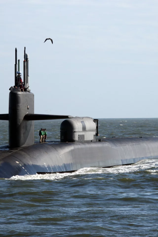 выдвижные, uss georgia, океан, сша, устройства, вмс, апл