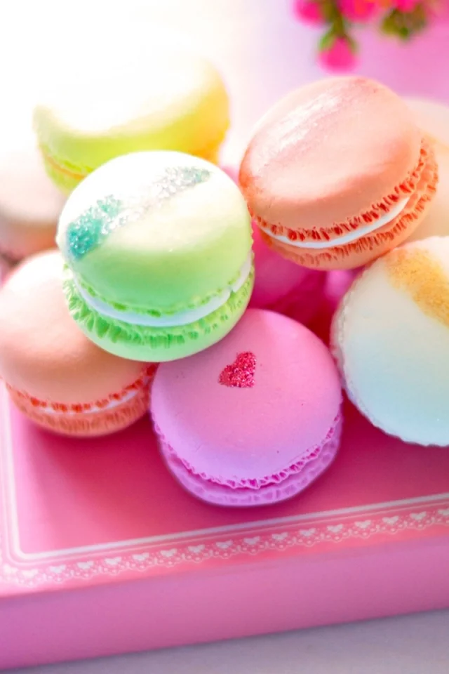 сладости, макарун, macaron, разноцветное, десерт, печенье