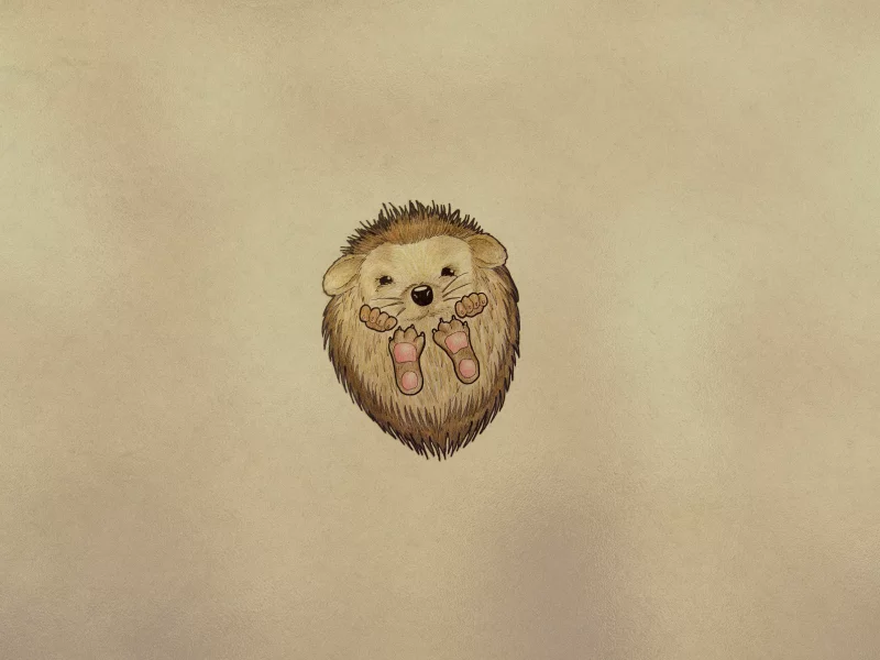 ежик, минимализм, еж, hedgehog