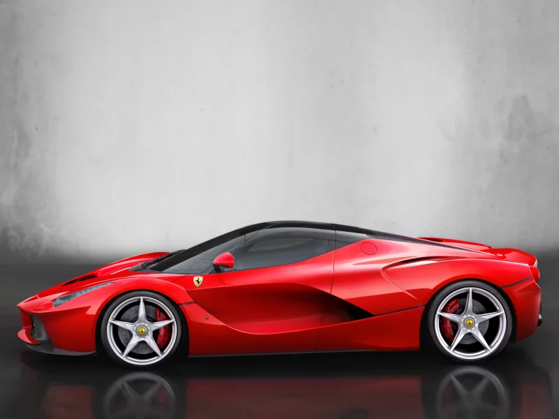 вид сбоку, авто, ferrari, laferrari, тачка, 2013, феррари