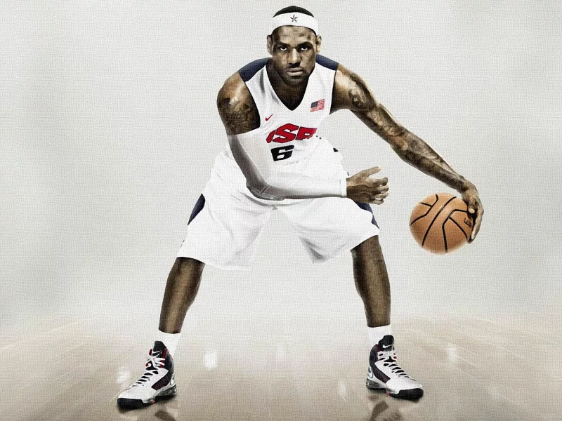 баскетбол, спорт, nike, lebron james, форма, игрок, мяч, usa