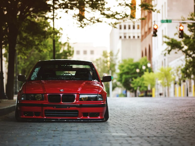bmw, красная, red, girls, street, new, olways, бмв