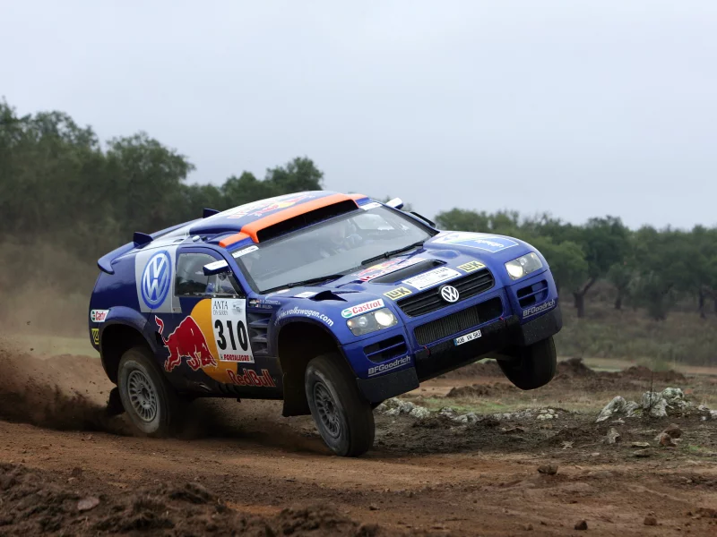 спорт, гонка, dakar, синий, синий, touareg, rally, volkswagen