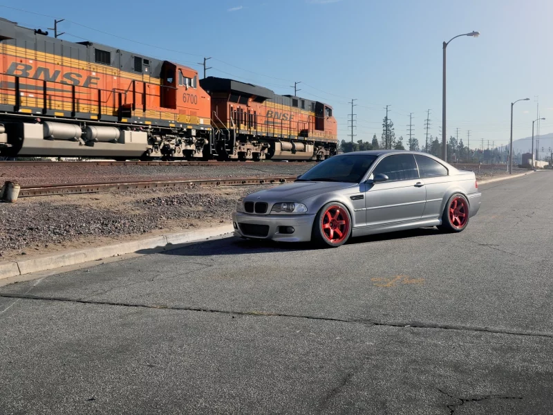 silvery, красные, m3, бмв, диски, серебристый, e46, поезд, bmw