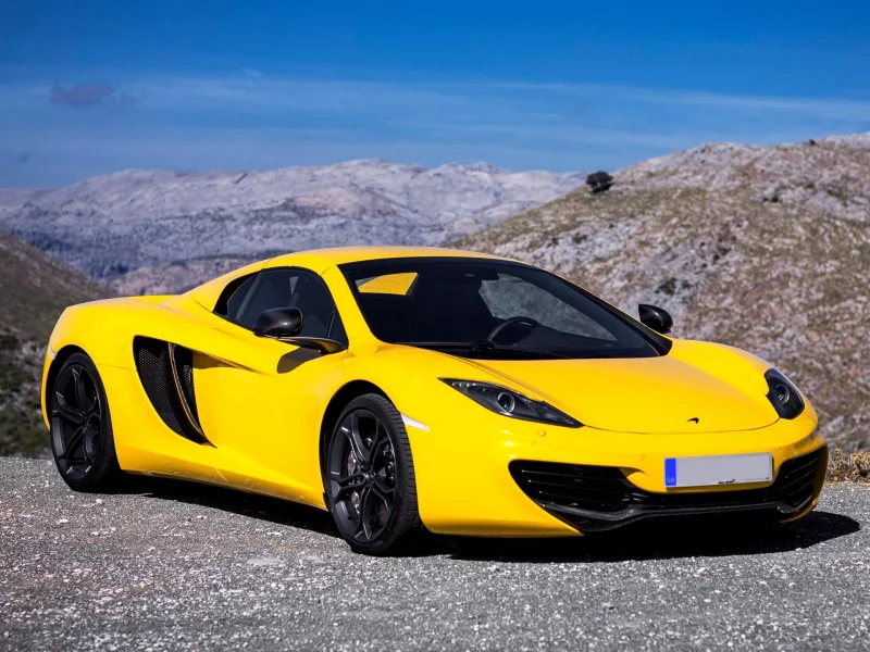 new, yellow, автомобиль, обоя, mp4-12c, spyder, 2012, car, wallpapers, mclaren