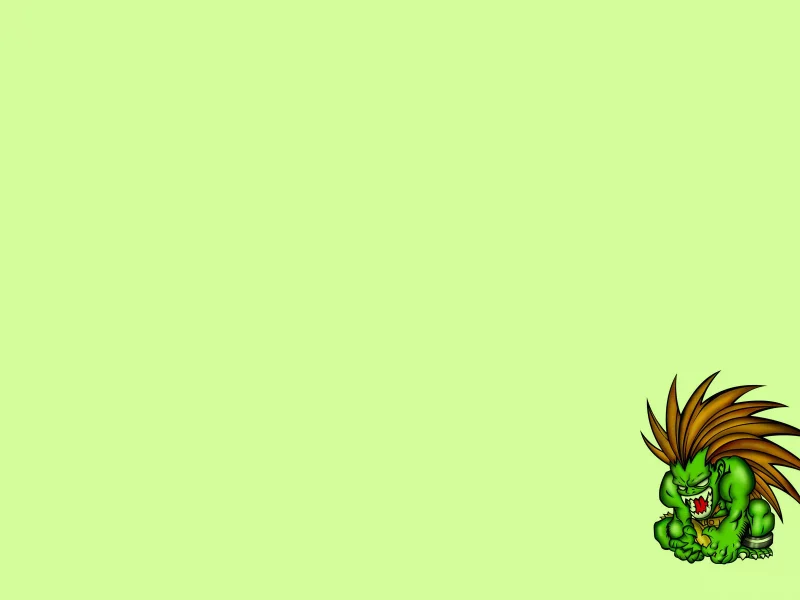 бланка, зверь, уличный боец, минимализм, blanka, street fighter