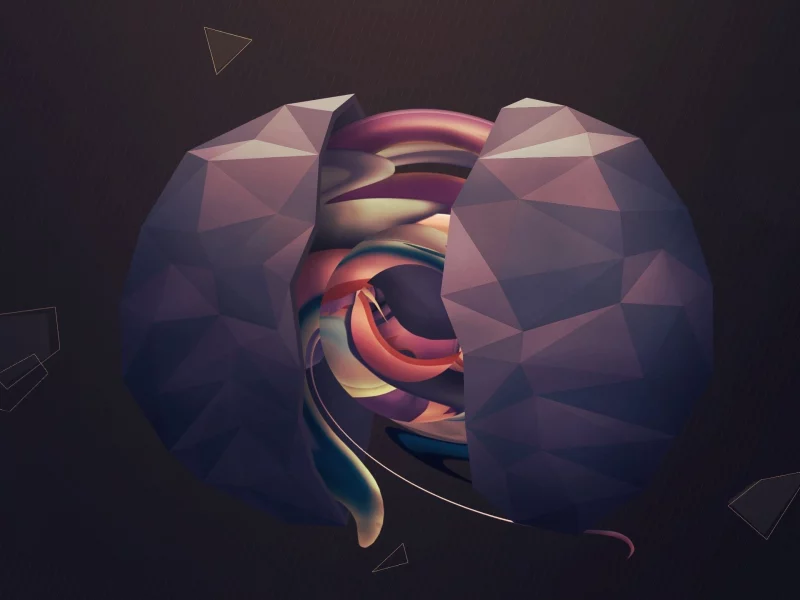 геометрия, абстракция, 3d