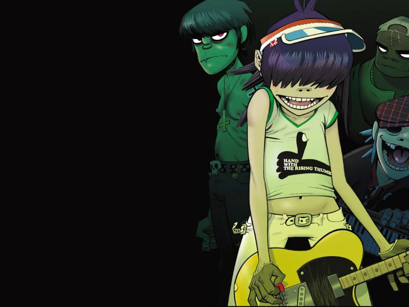 мёрдок, 2d, нудл, gorillaz, рассел