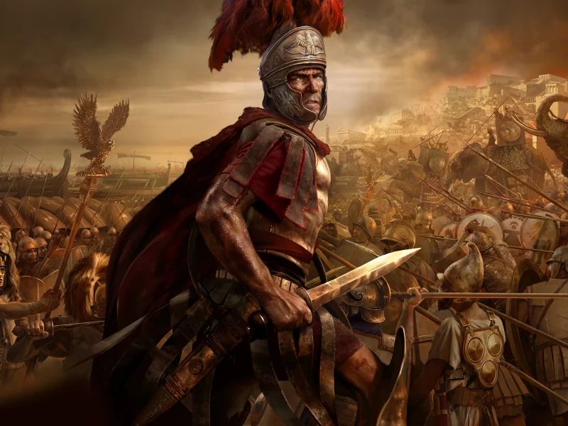 огонь, total war rome 2, солдаты, слоны, война, войско, битва