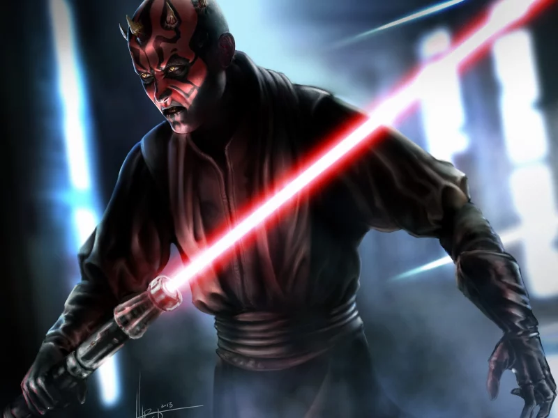 меч, sith, jedi, арт, sith lord, star wars, darth maul, световой