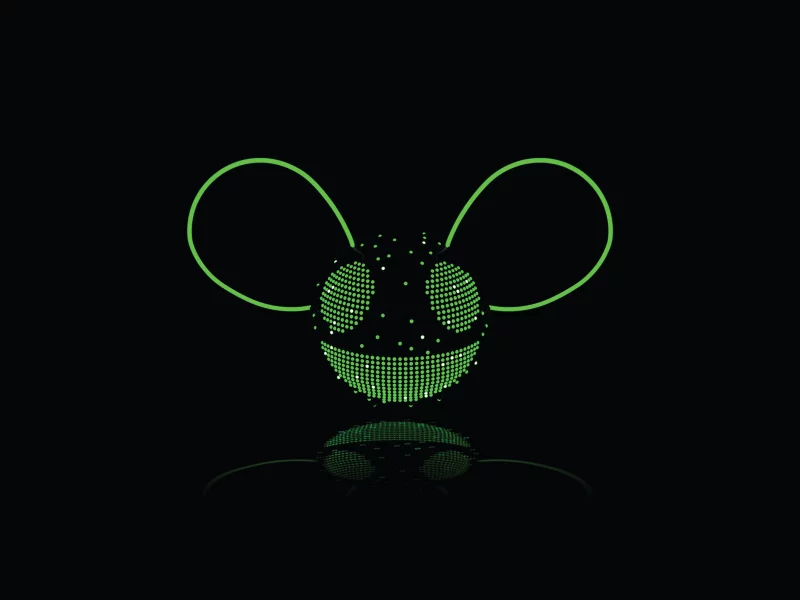 black, green, deadmau5, музыка, joel thomas zimmerman, минимализм