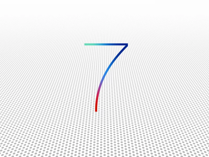 версия, 7 ios, apple, фон, белый, операционная система