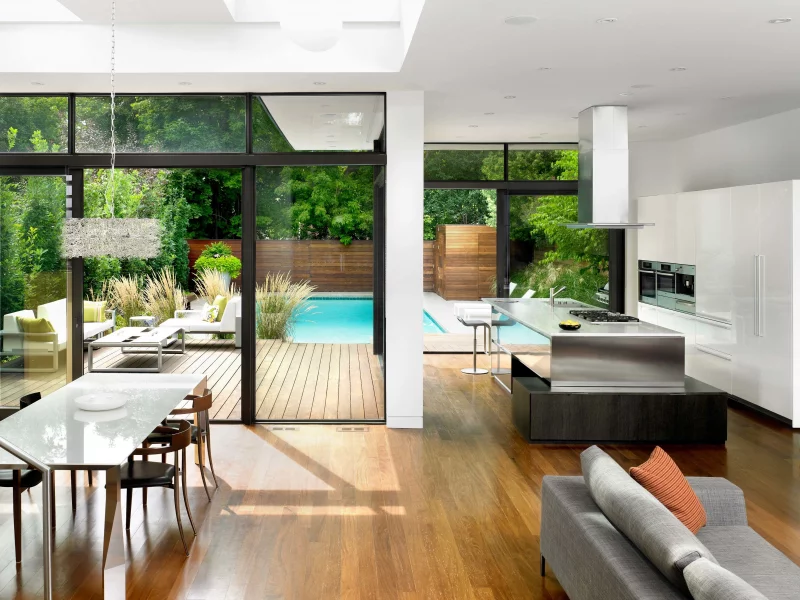 pool, стиль, техника, interior, house, кухня, modern, модерн, дом