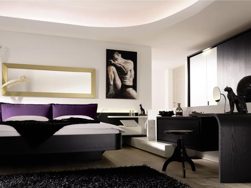 вилла, modern sleeping room, спальня, дом, интерьер, стиль, дизайн