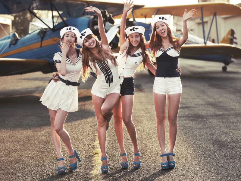 kpop, bora, самолет, dasom, девушки, hyolyn, азиатки, soyou, sistar