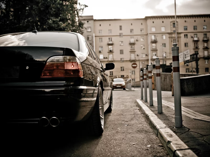 bmw 750, car, обои, бумер, фары, бэха, wallpapers, семёрка, бмв, e38