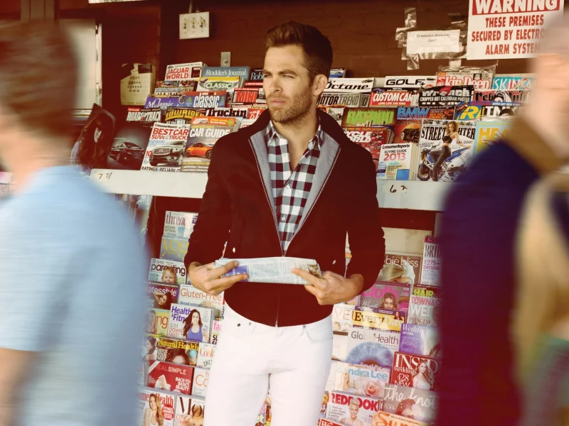 газеты, chris pine, мужчина, актер