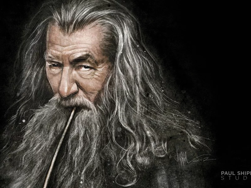 арт, gandalf, волшебник, гэндальф