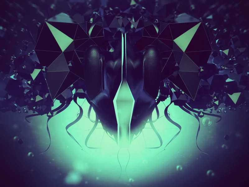 digital art, abstraction, lacza, рендер