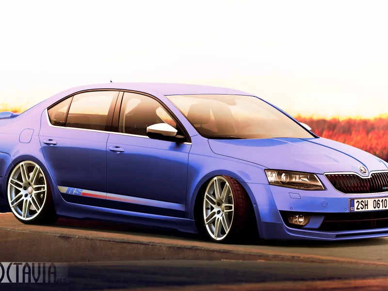 skoda octavia rs, тюнинг, шкода октавия
