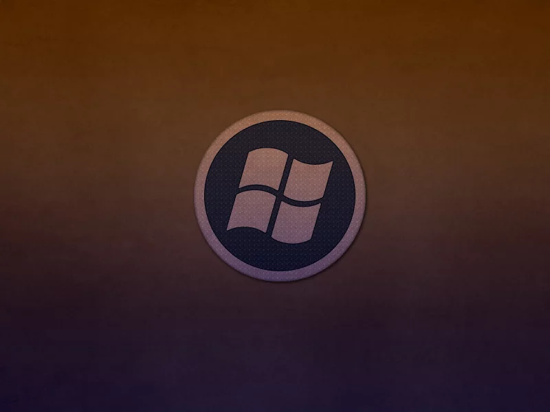 круг, windows, лого, logo, темноватый фон