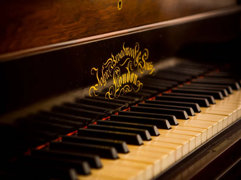 фон, музыка, old piano