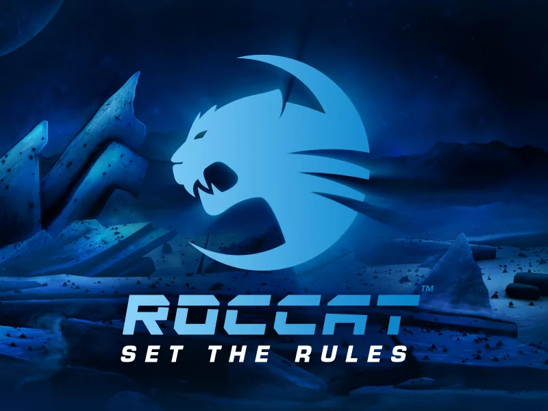 roccat, wallpaper, логотип