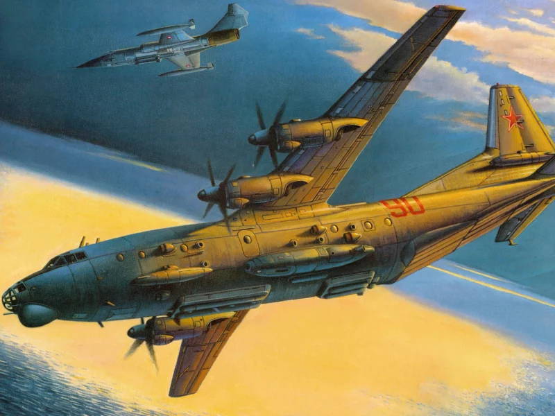 f-104, lockheed, starfighter, ан-12бк-ппс, постановщики помех, cub