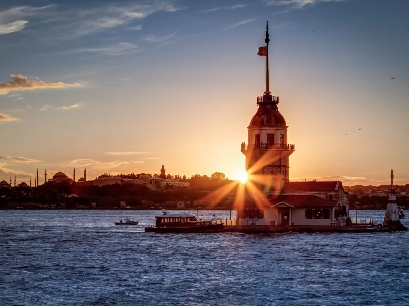 sultanahmet, стамбул, пролив босфор, девичья башня, турция