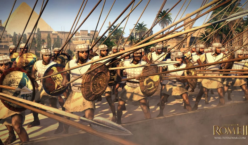 Rome II Total War, армия, доспехи, бой, египтяне