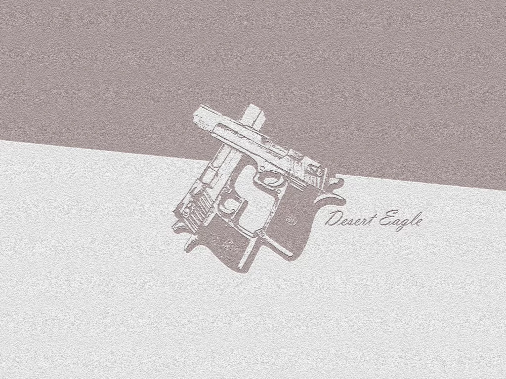 надпись, desert eagle, два цвета, пистолеты