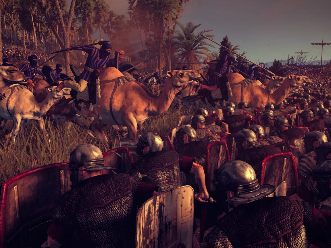 Rome II Total War, римляне, парфяне, армия, доспехи, бой