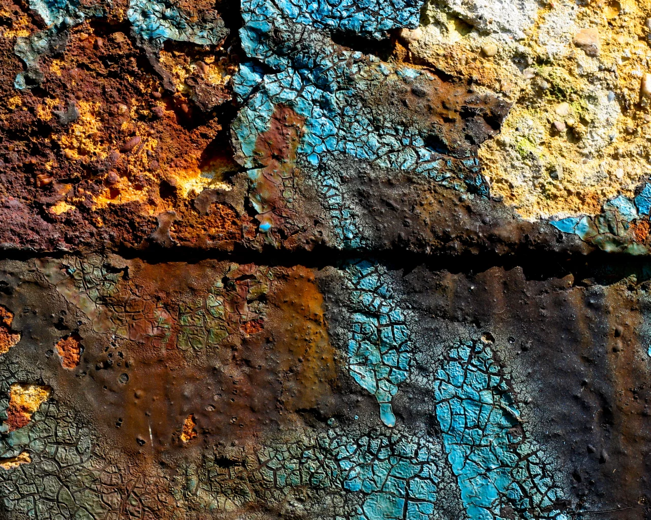 dirt, pattern, bricks, strange colors