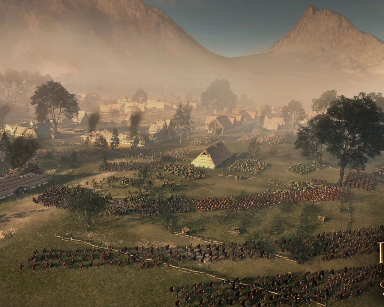 Rome II Total War, галлы, римляне, армии, бой, пейзаж