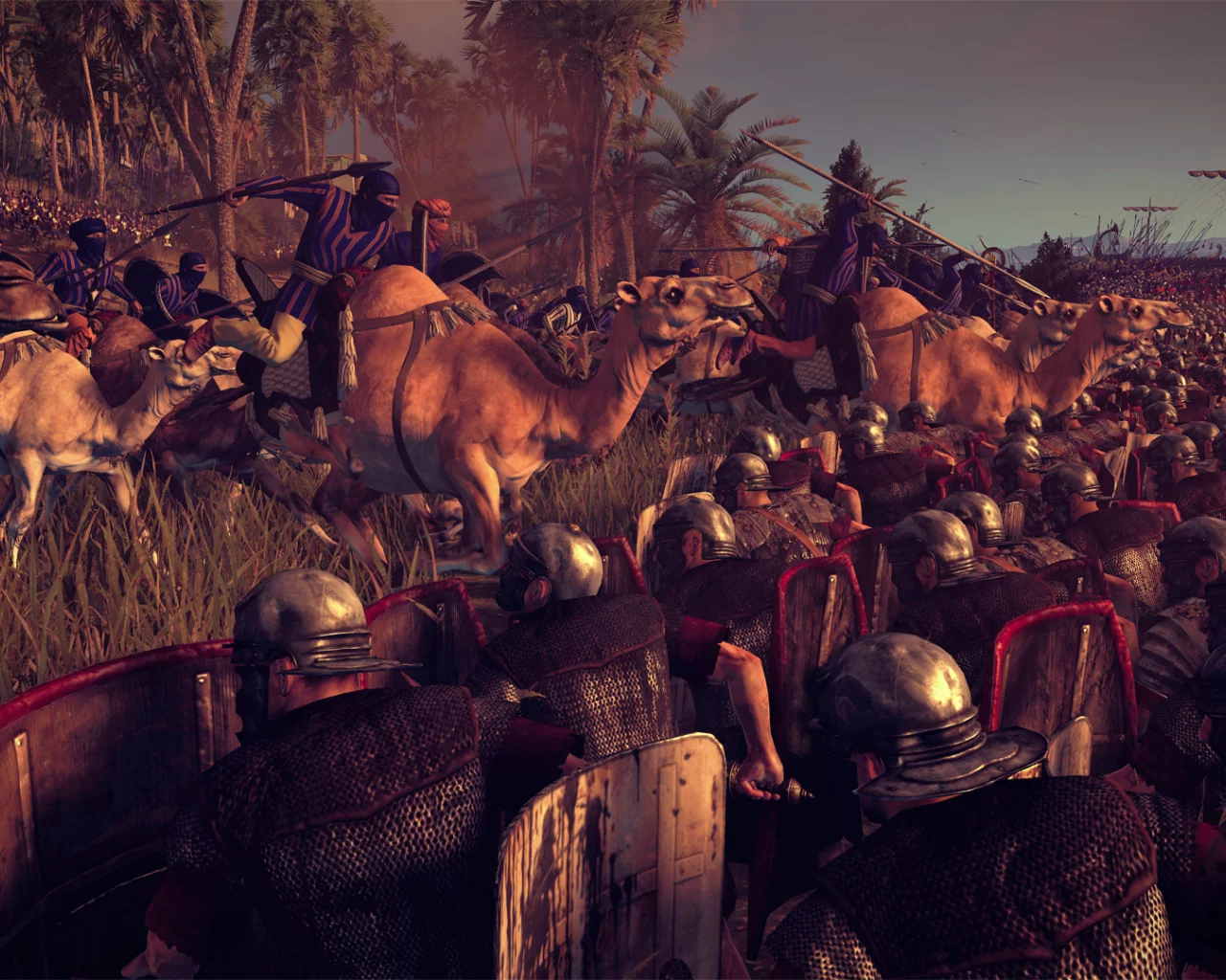 Rome II Total War, римляне, парфяне, армия, доспехи, бой