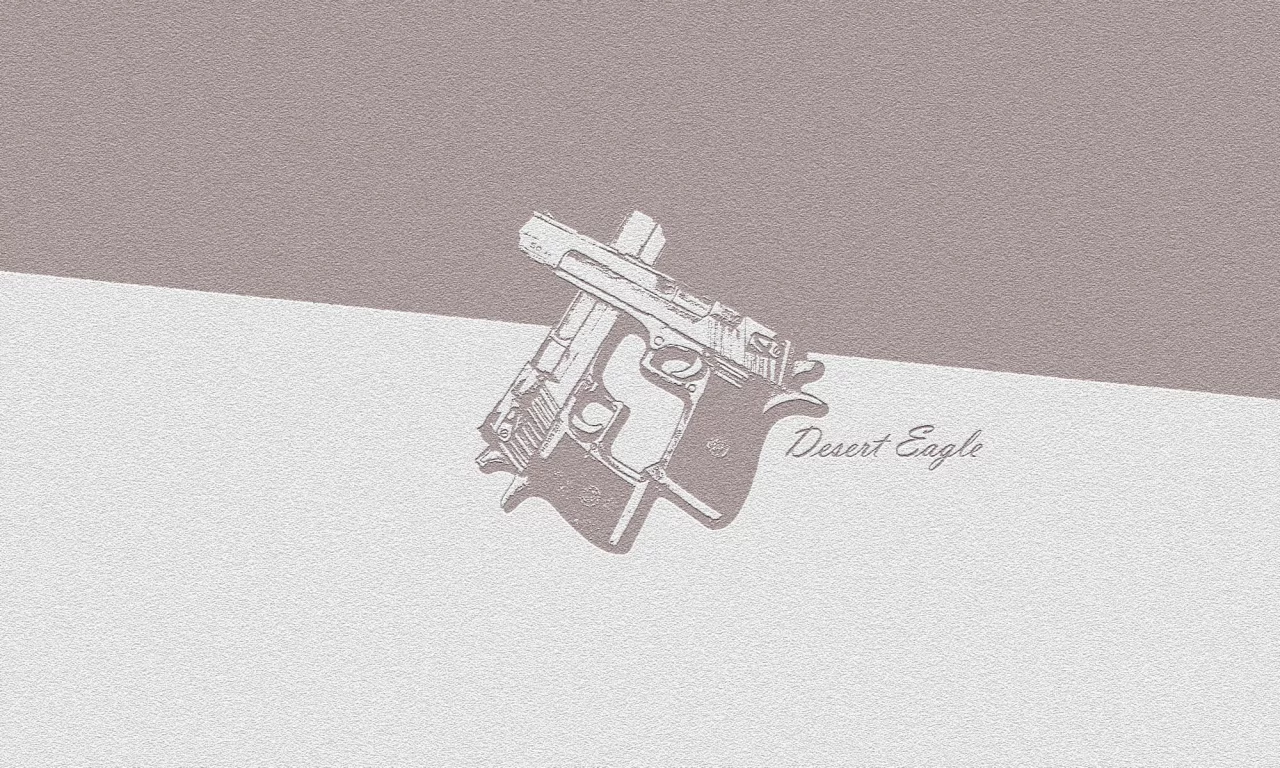 надпись, desert eagle, два цвета, пистолеты