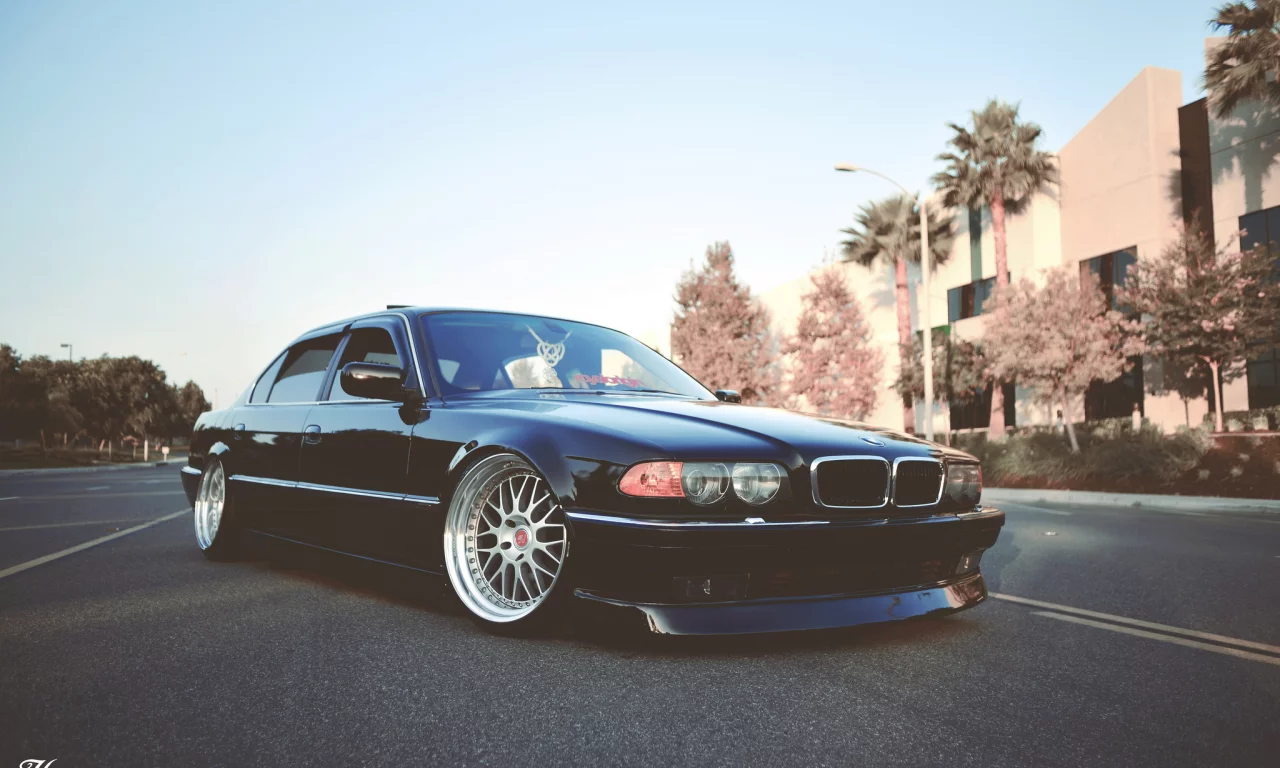 stance, классика, bmw e38, 750il, дорога, тюнинг, бмв