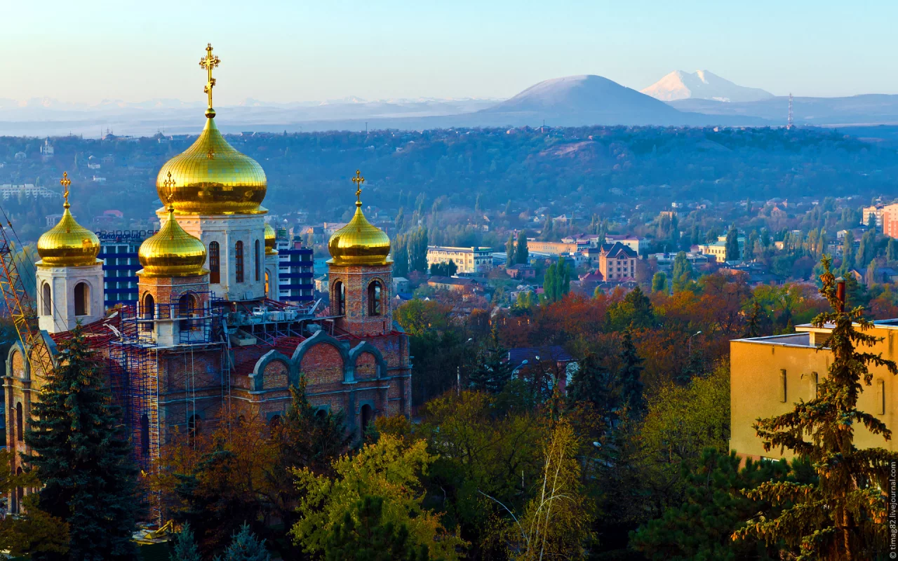 город, дома