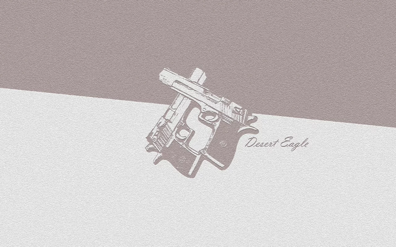 надпись, desert eagle, два цвета, пистолеты