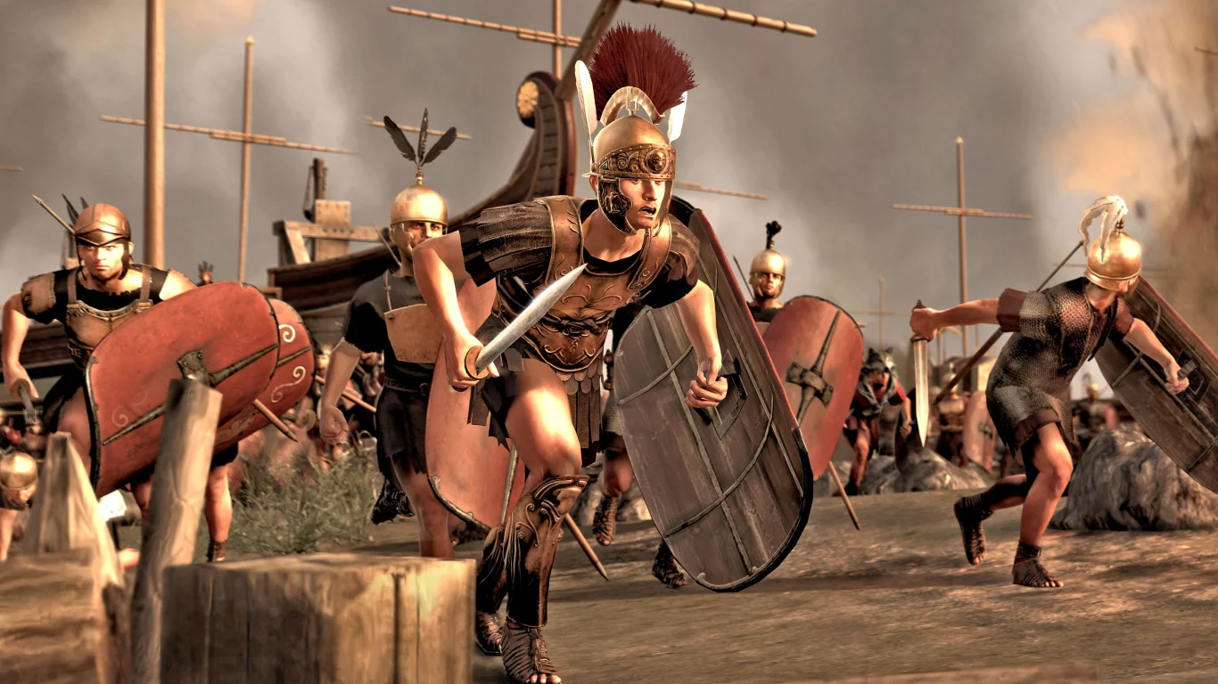 Rome II Total War, римляне, доспехи, бой