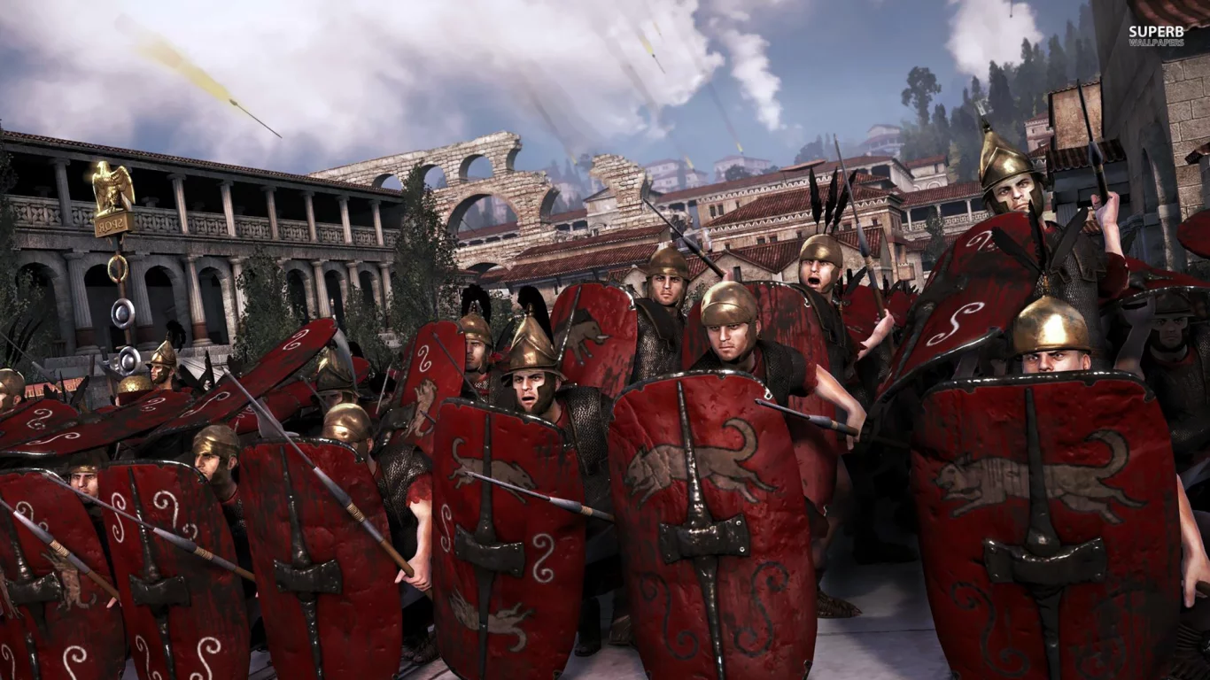 Rome II Total War, римляне, доспехи, бой