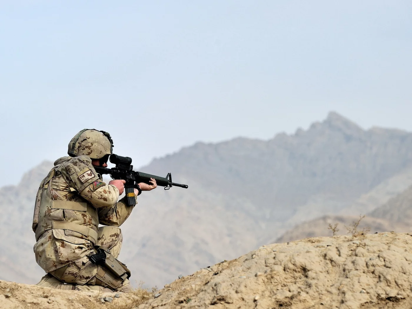 солдат, оружие, canadian army