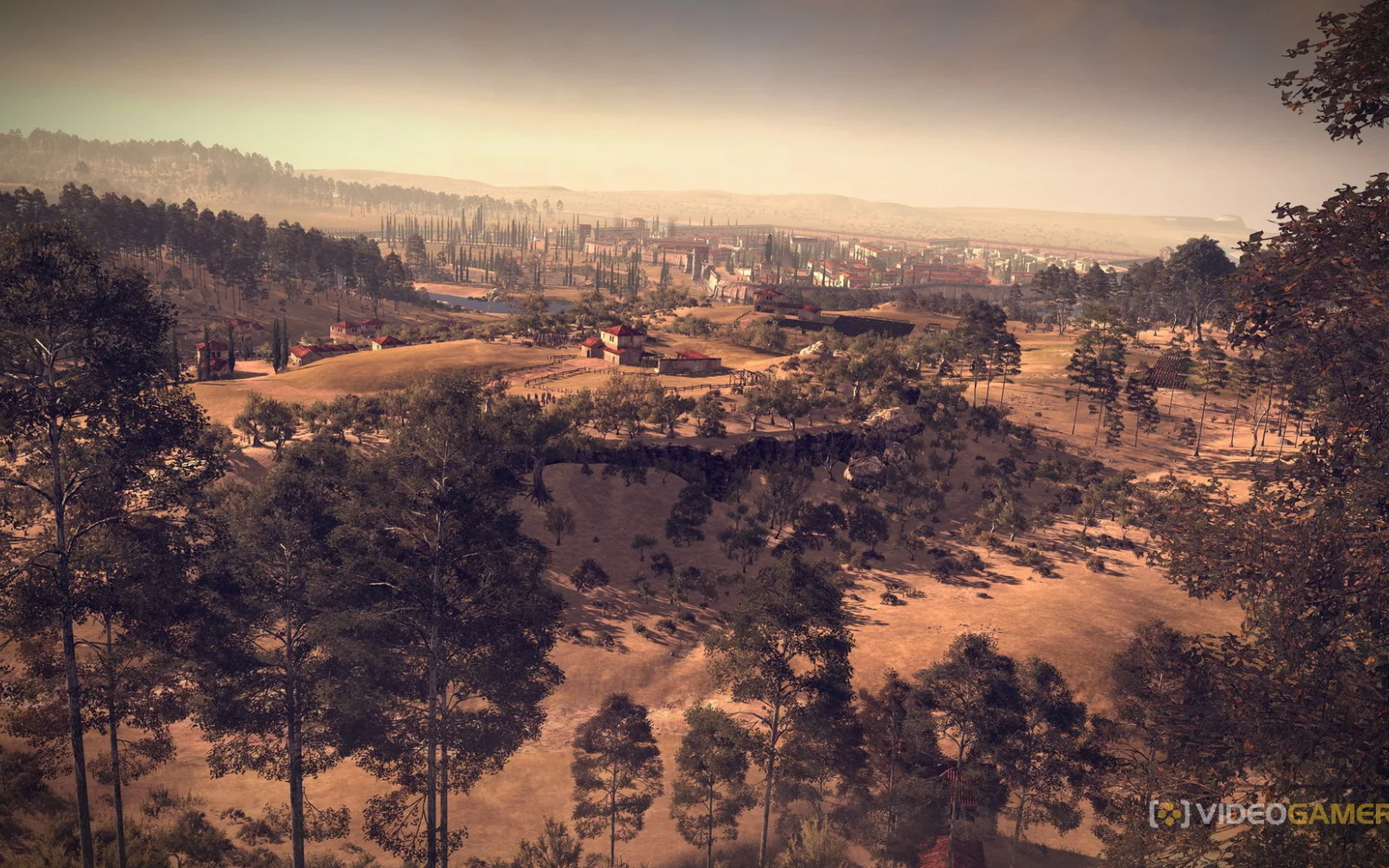 Rome II Total War, город, пейзаж