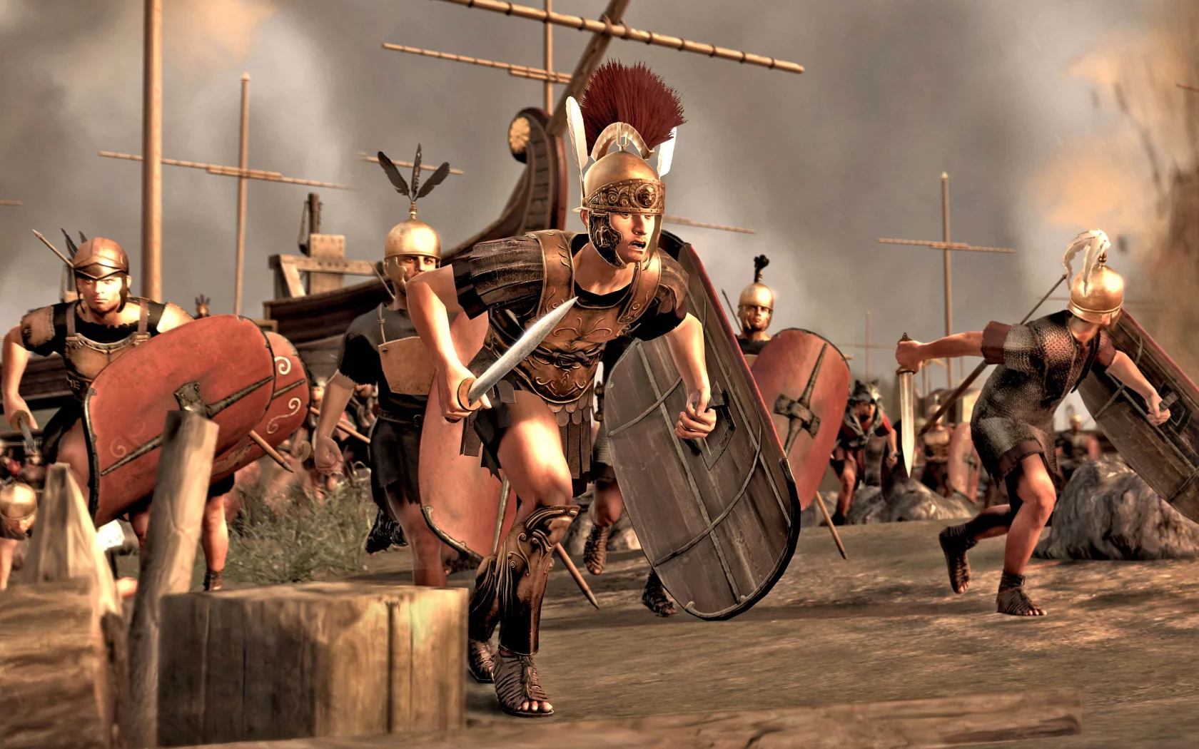 Rome II Total War, римляне, доспехи, бой